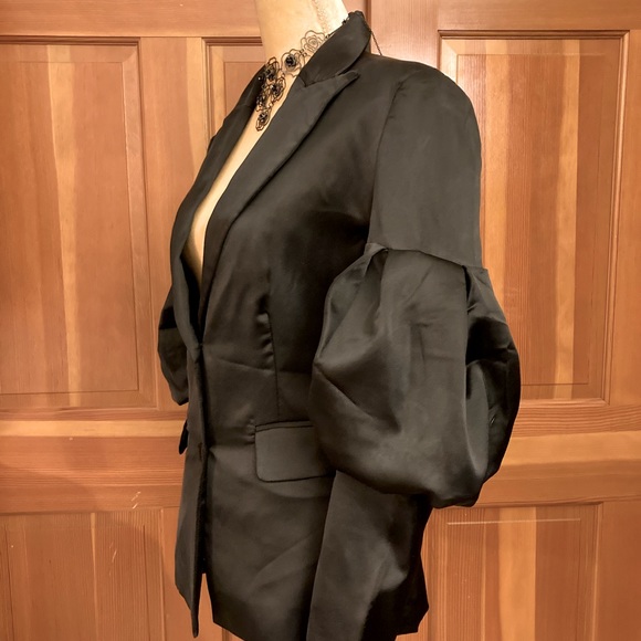 Gigot Sleeve Breasted Blazer - Picture 3 of 16